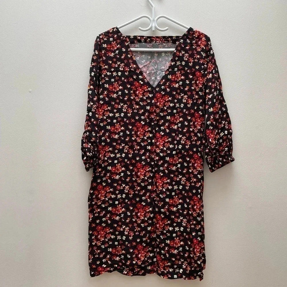 GAP - Floral 3/4 Sleeve Dress - Picture 5 of 6